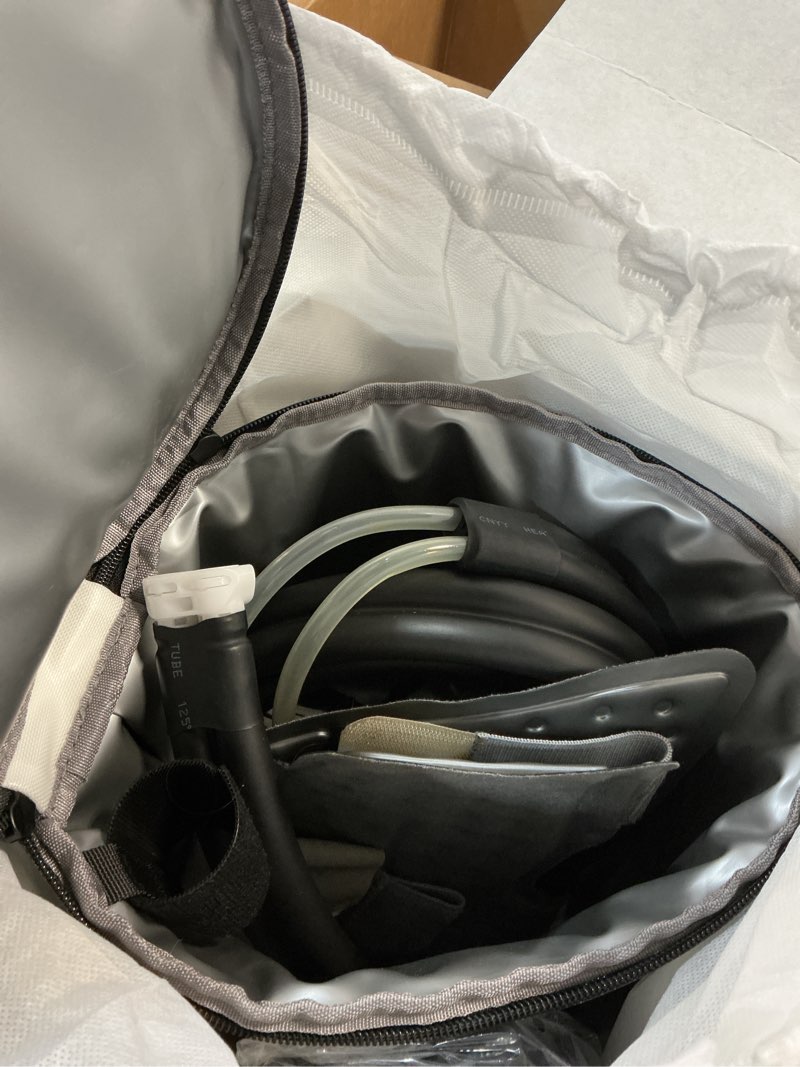 Condition photo showing New/Like New for cold therapy machine 14 qt, programable ice machine for knee after surgery, post-surgery recovery, acl, pain relief, for sports injuries, sprains, reduce swelling, knee pad white