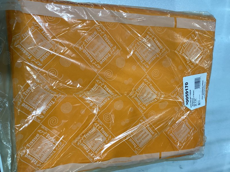 Condition photo showing New/Like New for Spectra Deluxe Bleeding Art Tissue, Goldenrod, 20" x 30", 480 Sheets