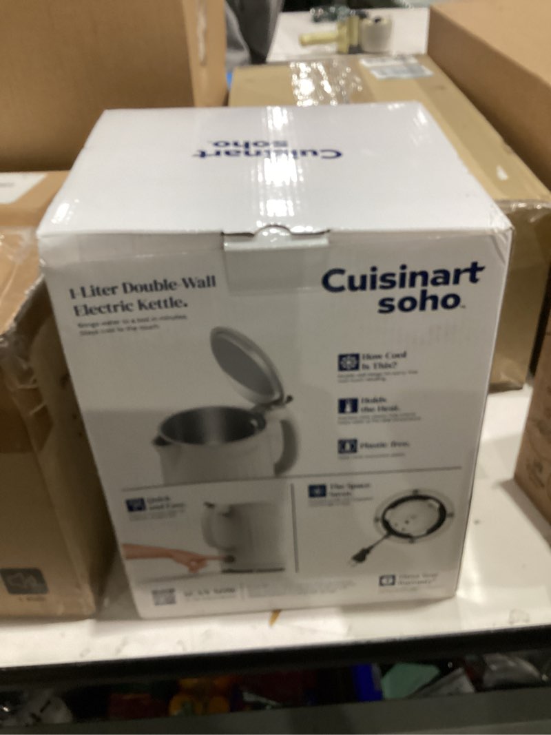 Condition photo showing New/Like New for Cuisinart® Soho™ 1-Liter Double-Wall Electric Kettle, Truffle