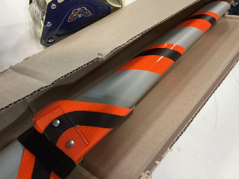 Condition photo showing Good Condition for Roll-Up Sign-36" Diamond Grade- Road Closed Ahead