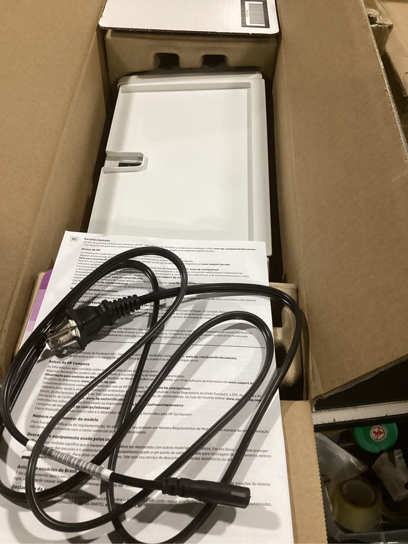 Condition photo showing Good Condition for hp deskjet 2855e wireless all-in-one color inkjet printer, scanner, copier, best-for-home, 3 month instant ink trial included. this printer is only 2.4 ghz capable. (588s5a)