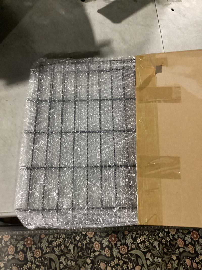 Condition photo showing New/Like New for Dog Crate Divider Panel - 2 Pack Black Metal, Compatible with 24"-32" & Other Crate Sizes, 16.92" H x Adjustable Width 11.81"-20.86"(Dog Crate NOT Included) Small