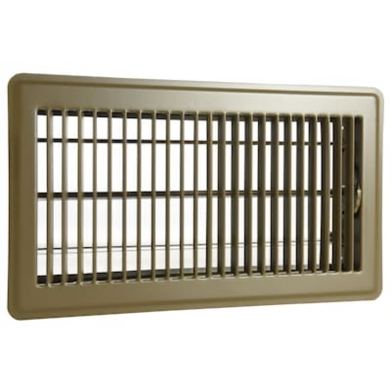 RELIABILT 6-in x 12-in Steel Brown Floor Register