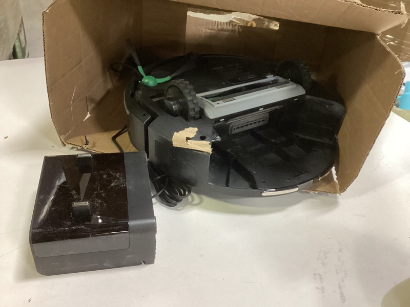 Condition photo showing As Is for iRobot Roomba 104 Vac Robot Vacuum - Intense Power-Lifting Suction, Smart & Fast Home Mapping, Ideal for Pet Hair, LiDAR Navigation, Multi-Surface Cleaning, Cleans in Neat Rows, Self-Charging