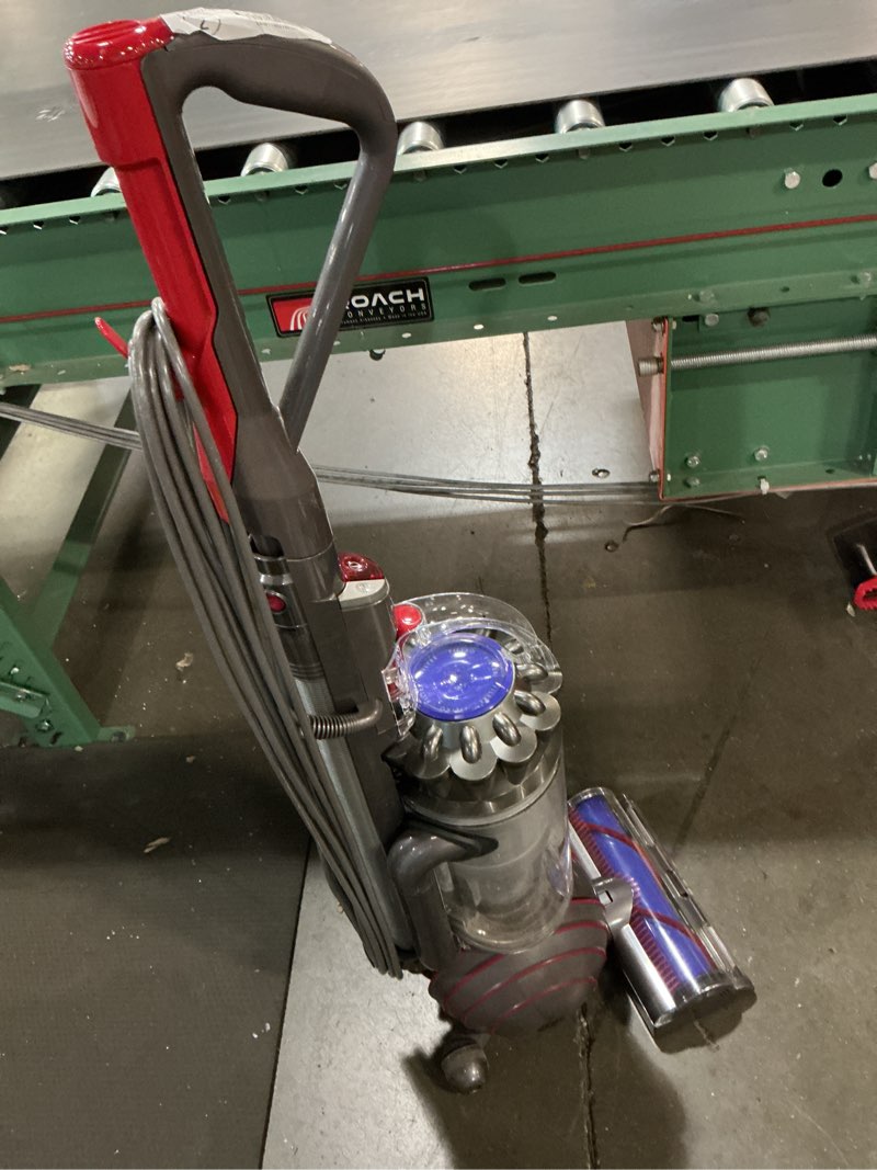 Condition photo showing As Is for dyson ball animal 2 upright vacuum | iron | new