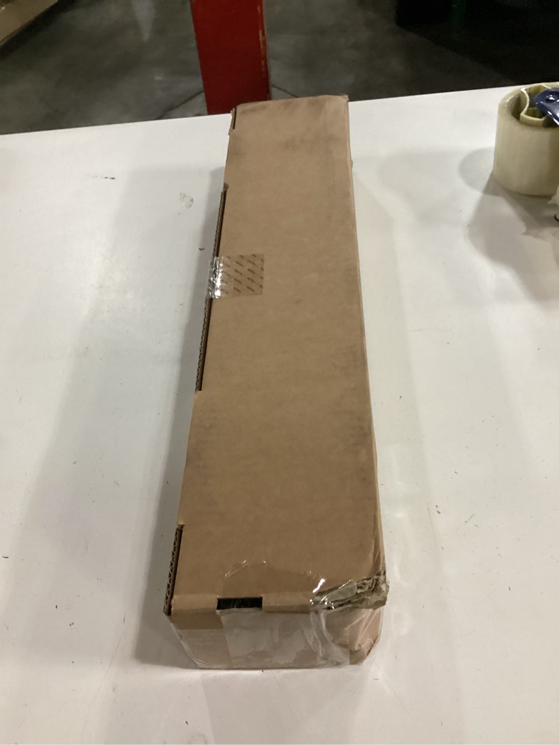 Condition photo showing New/Like New for ivilon drapery treatment window curtain rod - square design 1 1/8 rod. 48 to 86 inch. black 48 to 86 in.