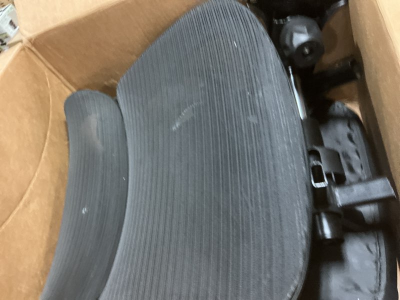 Condition photo showing As Is for TRALT Office Chair - Ergonomic Desk Chair with Adjustable Lumbar Support, Mesh Computer Chair, Executive Chairs for Home Office Comfortable Lumbar Support (Black)