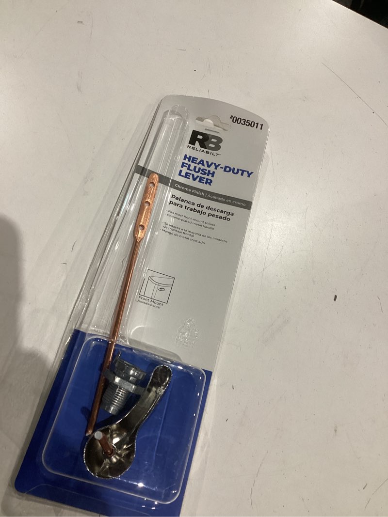 Condition photo showing As Is for reliabilt rb chr heavy duty flush lever