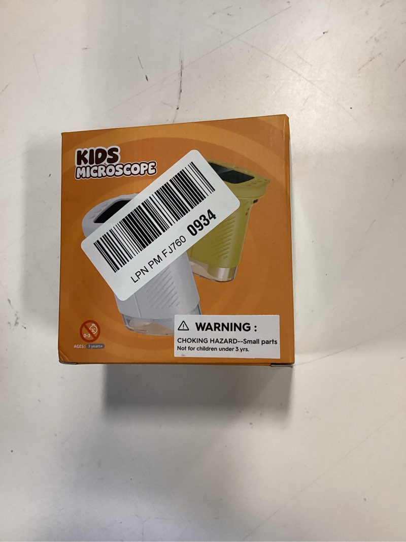 Condition photo showing New/Like New for Handheld Digital Mini Microscope for Kids: 1000X 4K Portable Pocket 2.4" Screen Microscopes Toys STE