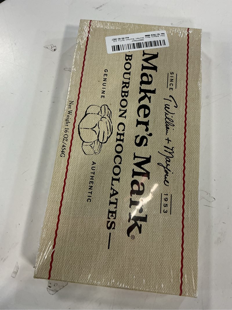 Condition photo showing New/Like New for 32pc maker’s mark gourmet chocolate balls (16 oz)