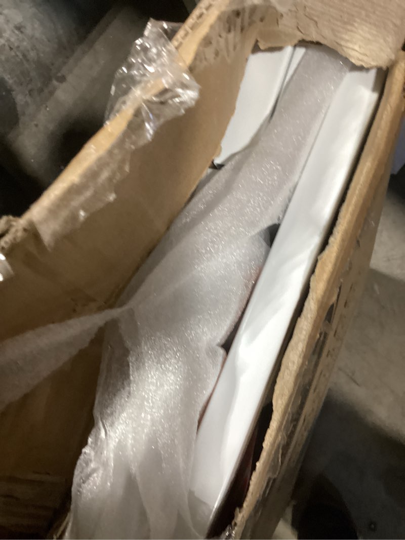 Condition photo showing Good Condition for regalo safety 38" baby gate for doorways & bottom of stairs, pressure mount design for babies, toddlers & pets, tested & safe for 30 years, american designed, american owned, white white 29-38.5"w x 30"h