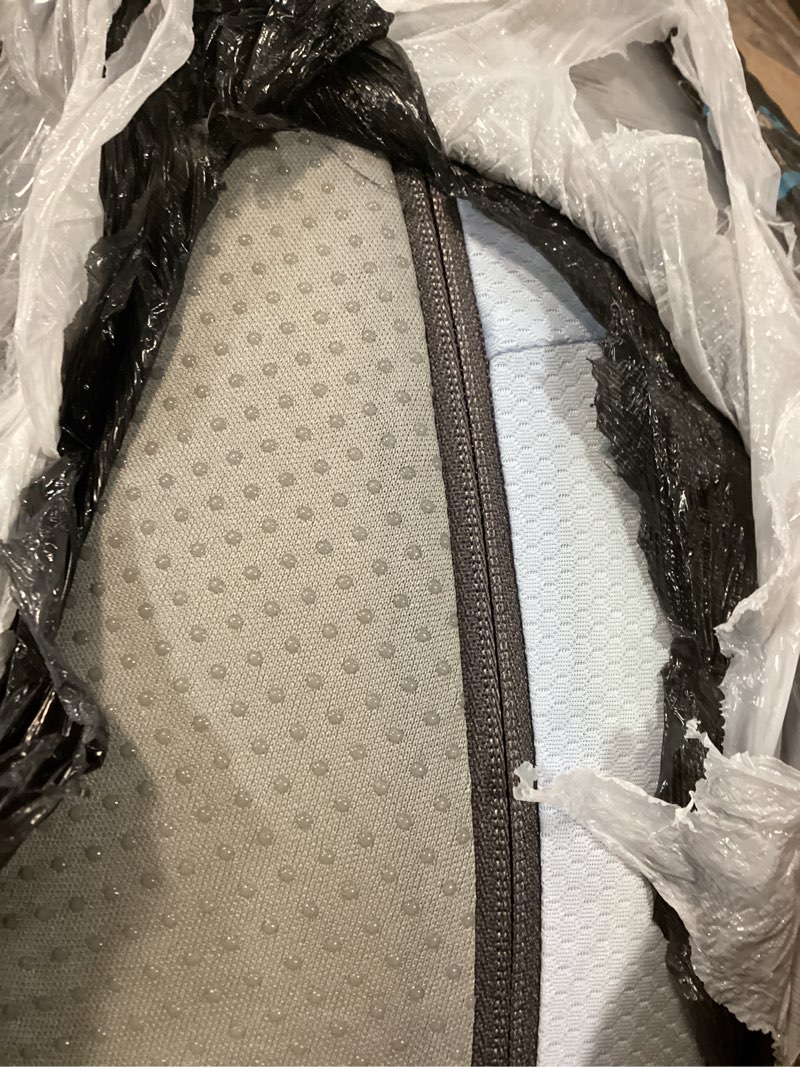 Condition photo showing Good Condition for reading pillow for sitting in bed,22" h back support pillow for sitting up,back rest & lumbar support pillows with arms, bed rest chair cushion,chaise lounges reclining,gaming,work,resting(grey&blue)