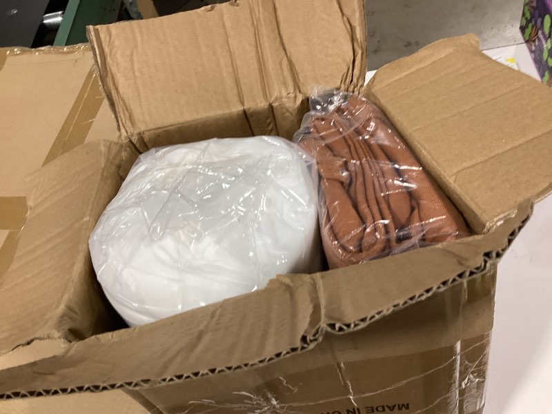 Condition photo showing New/Like New for similiar productchair cushions for outdoor furniture outdoor seat cushions for patio chairs waterproof 18\" x 18\"outdoor furniture cushions set of 2 with ties square outdoor chair cushions(orange color) 18\"x18\"x3\"?2 pack? orange color 182