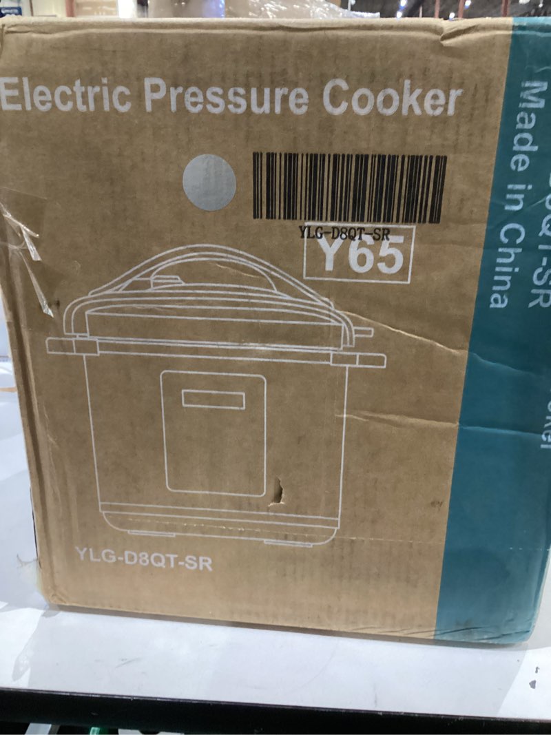 Condition photo showing New/Like New for DUMOS 16-in-1 Electric Pressure Cooker 8 QT Stainless Steel Multi Cooker Electric for Pressure, Rice, Steamer, Yogurt Maker, Slow Cook, Black