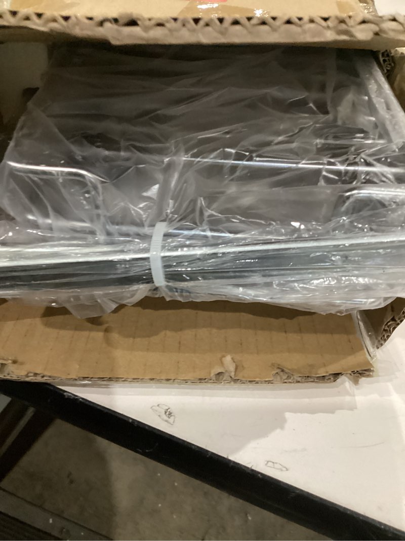 Condition photo showing Good Condition for ocg 2 tier pull out cabinet organizer (7.5" w x 21.5" d), pull out drawers for kitchen cabinets, pull out shelves for base cabinet organization in kitchen bathroom pantry, chrome finish 7.5"w x 21.5"d, 2 tier