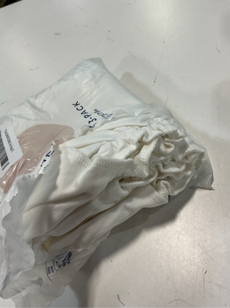 Condition photo showing Good Condition for esembly cloth diaper inner - organic cotton fitted diaper- soft, ultra-absorbant, trim-fitting layer to pair with waterproof outer for blowout-proof diapering - 3-pack, size 1 (7-17lbs) inners 3-pack size 1
