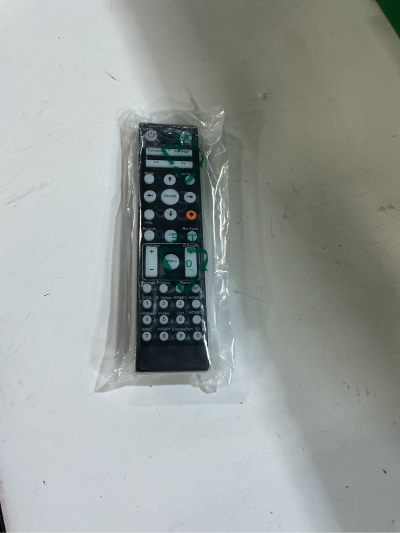 Condition photo showing New/Like New for Replacement Remote Compatible for OPTOMA ZW500T-W, ZW502, ZU510T-B, ZU720TST, ZU610T-B, ZU510T-W, ZU500USTe, ZH420UST-W, ZH406STx, WU615T, WU515TST, 4K500, GT1090HDRx Projector (Backlight)