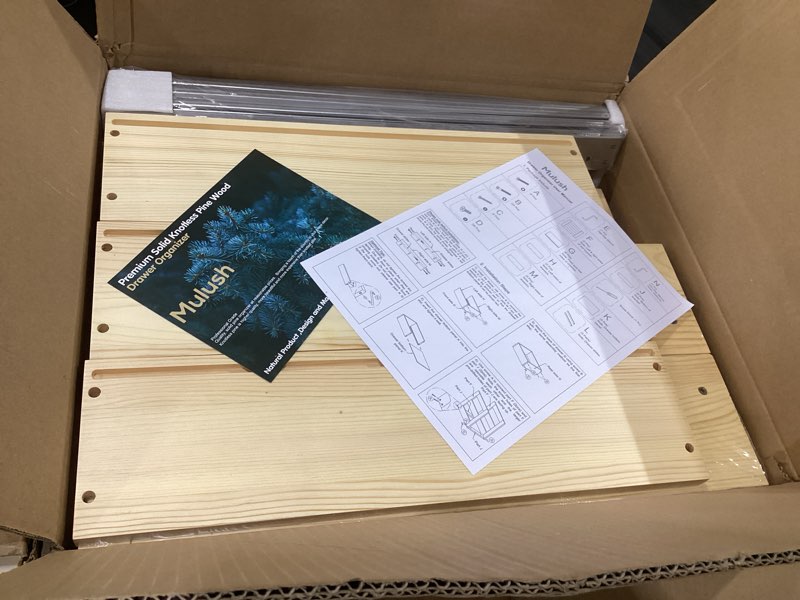 Condition photo showing Good Condition for pull out drawers for cabinets, 20''w×21''d×19''h soft close slide out wood shelves storage organizer for kitchen, 3-tier, finished, heavy-duty, bottom assembly