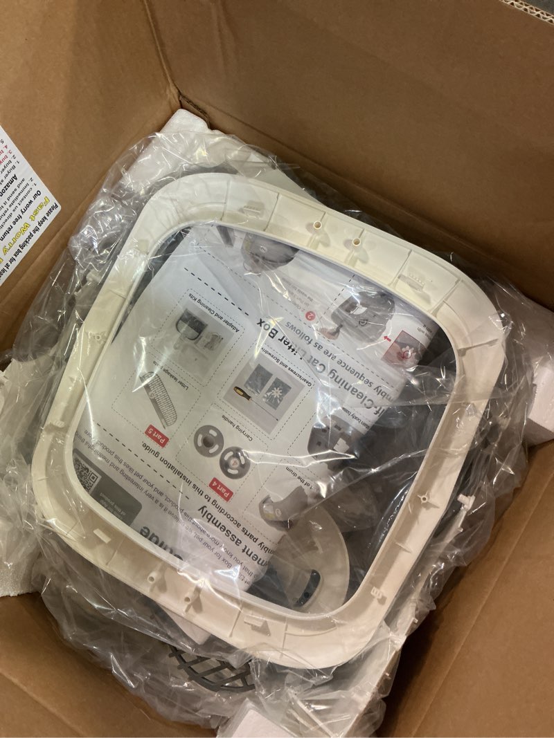 Condition photo showing Good Condition for mintakawa automatic cat litter box self cleaning - app control and weight monitoring - ultra-quiet, suitable for medium cats and kittens, safe anti-pinch litter box (assembly required) - white