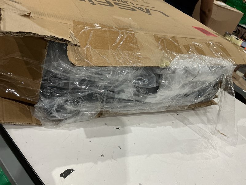 Condition photo showing As Is for lasfit floor mats for 2013-2018 dodge ram 1500 quad cab, 2019-2024 dodge ram 1500 classic, fit for bucket seat & carpet flooring, all weather tpe custom fit car mats floor liners 1st & 2nd row, black 2) 1500 2013-2018 /1500 classic 2019-2024 |quad cab floor mats