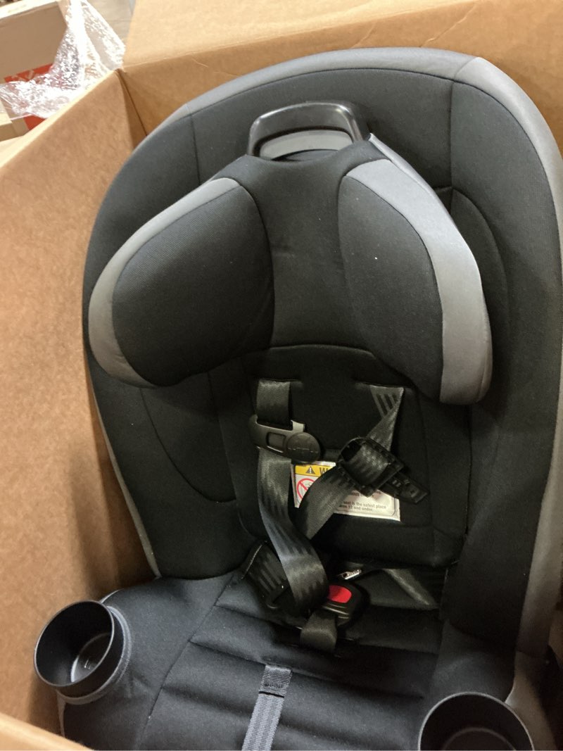 Condition photo showing As Is for Safety 1st Ellaris 3-in-1 Convertible Car Seat, Slim Fit Design, Rear & Forward-Facing, 5-Position Headrest, 3-Across Fit, Travel-Friendly with Machine-Washable Seat Pad, Smokey Haze