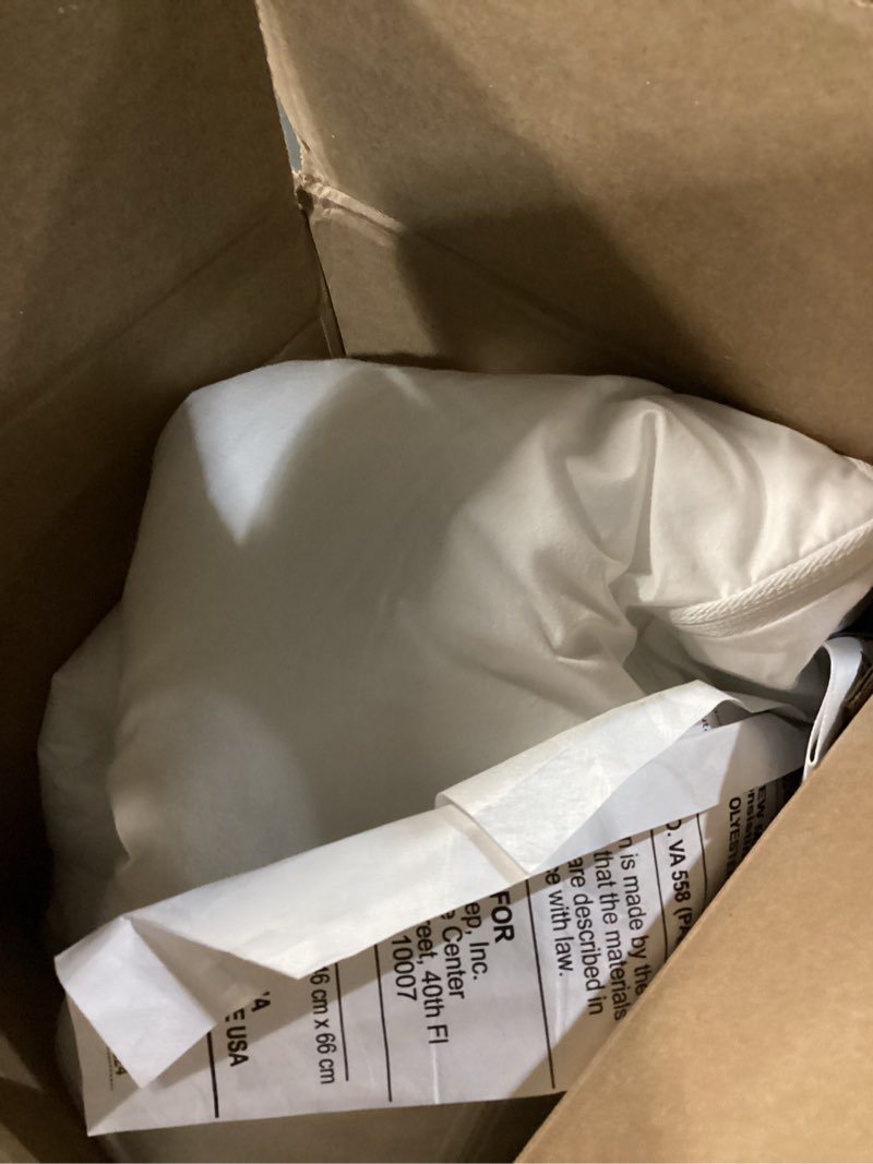 Condition photo showing Good Condition for casper sleep original pillow, standard size – medium soft feel, down-alternative fill, supports side, back & stomach sleepers, neck pain relief, machine washable standard single pack