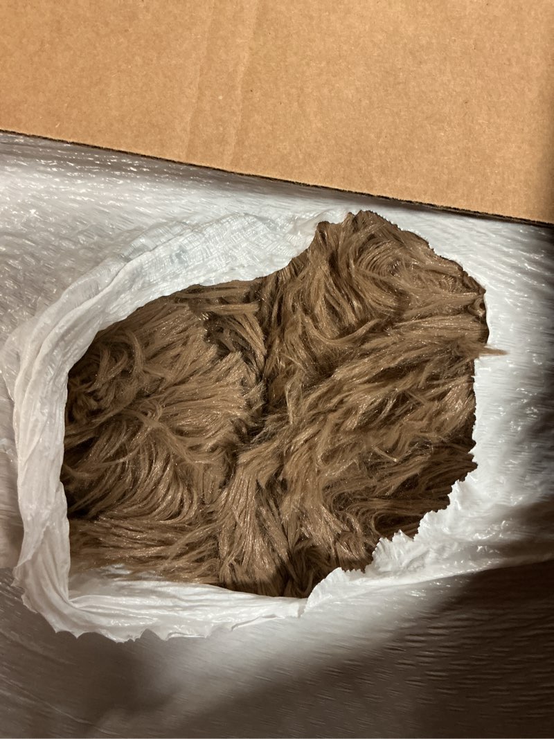 Condition photo showing As Is for mixjoy orthopedic dog bed comfortable donut cuddler round dog bed ultra soft washable dog and cat cushion bed (20''/23''/30''/36'') (36''x36'', brown) l(36’’x 36’’) brown