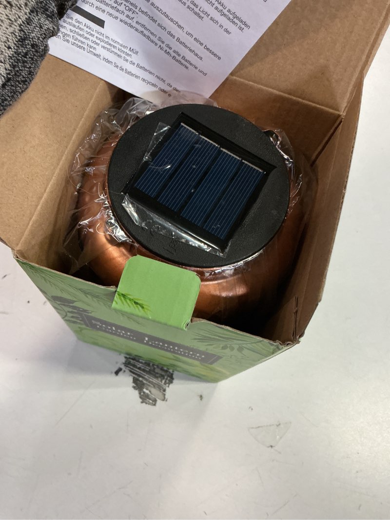 Condition photo showing Good Condition for Solar Lanterns Outdoor Waterproof Hummingbird Garden Decor Gifts for Women Mom Grandma Hanging Lights Metal Decoration Outside for Yard, Patio,Backyard,Porch(Long-Tailed Hummingbird) 1 Long-tailed Hummingbird