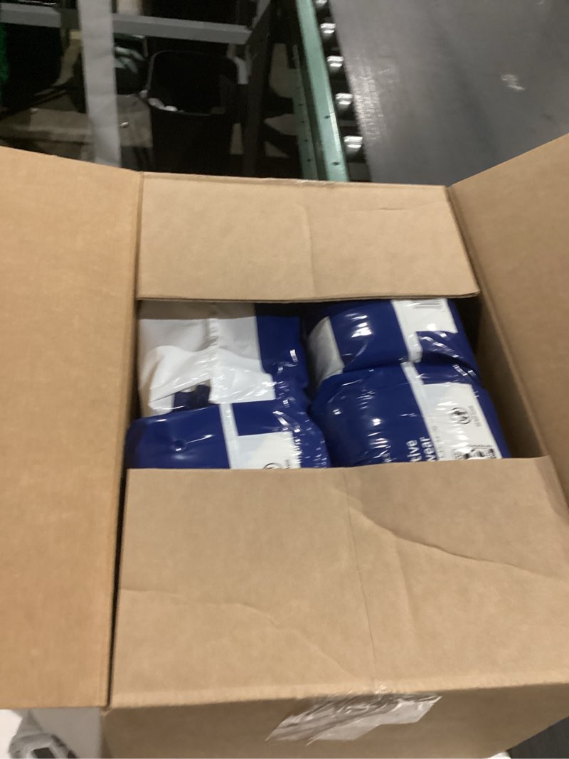 Condition photo showing item condition for Amazon Basics Unisex Protective Underwear, Overnight Absorbency, Extra Large, 48 Count, (4 Packs of 12) Extra Large 48.0