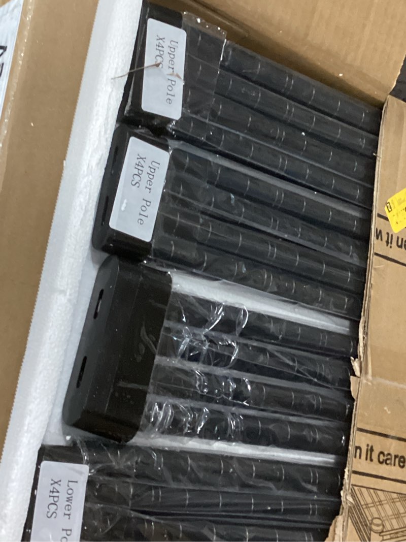 Condition photo showing Good Condition for ulif e7 garment rack, heavy duty clothes storage system with extendable hangers rods, metal clothe rack with 6 wire shelves, (52.3"-72") w x 14.5" d x 71.2" h, load 838 lbs black