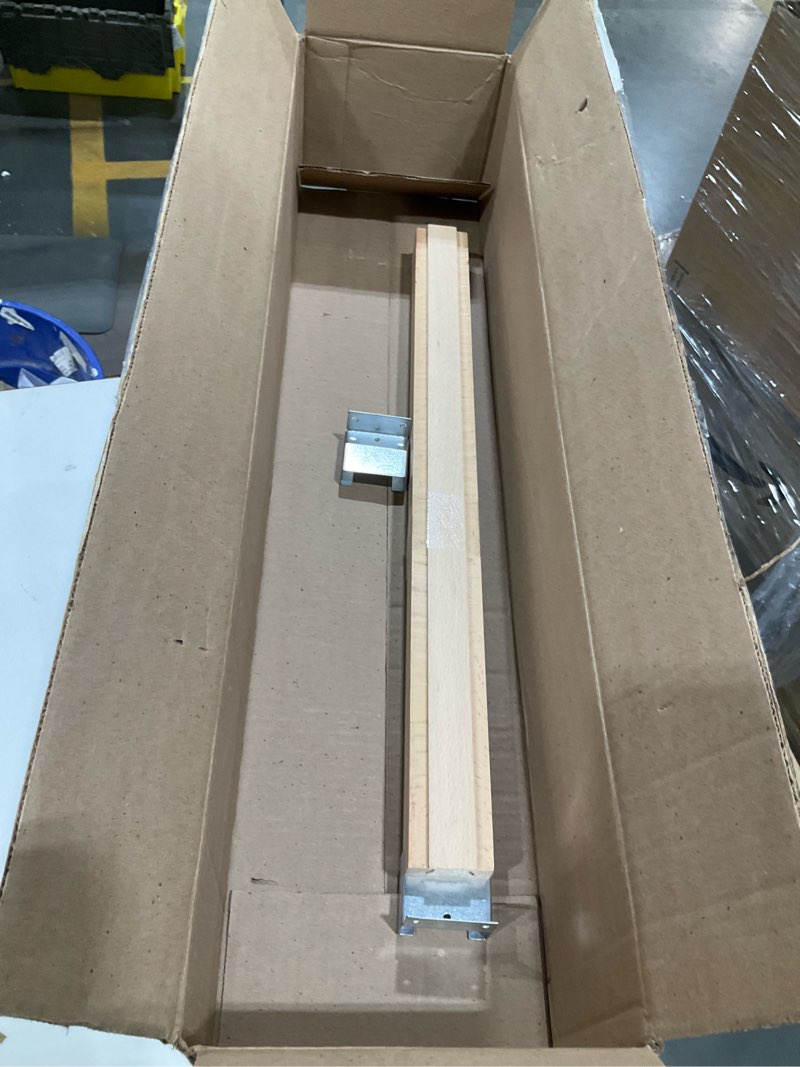 Condition photo showing Good Condition for maitys 2 pcs wood drawer slides bottom mount classic 16 inches center guide track with metal slide glides traditional wooden drawer rails for dresser replacement 16 inches 2