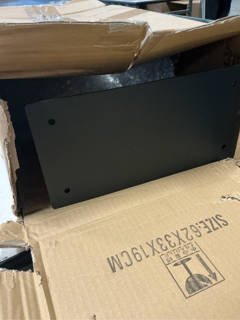 Condition photo showing Good Condition for 42 inch in-ground mailbox post black metal heavy duty steel mailboxes post with stake easy installation for outdoor residential front yard street no mailbox 42" x 4" x 4"