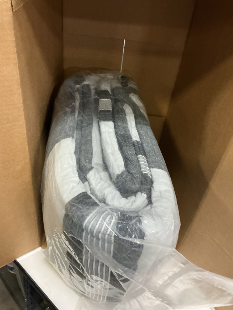 Condition photo showing Good Condition for Nautica - Queen Quilt Set, Cotton Reversible Bedding, Bedding Set for All Seasons (Ardmoore Grey, Queen)