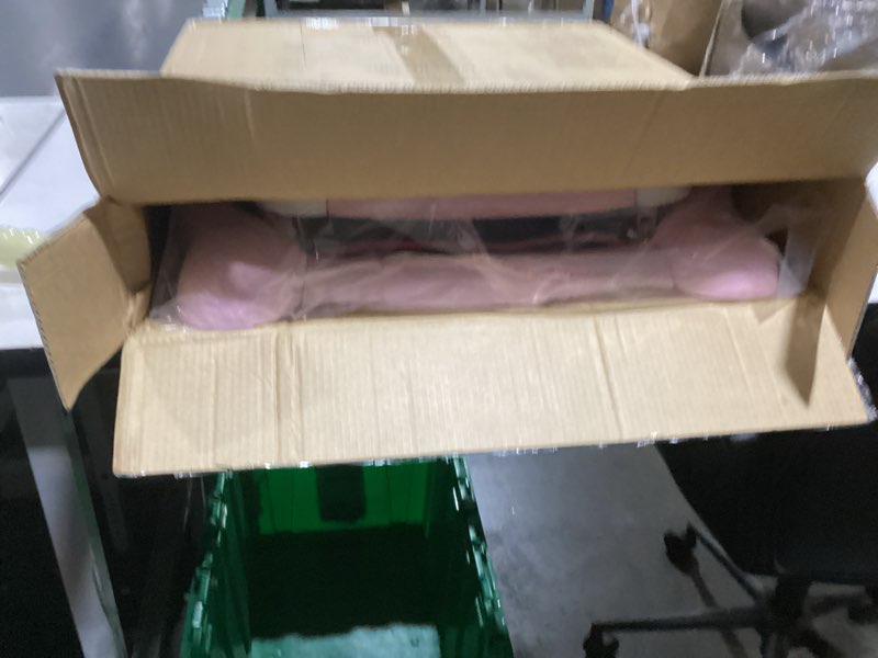 Condition photo showing New/Like New for 5 in 1 foldable baby walker, activity baby walker-baby bouncer, rocker, activity center,seat and push walker,detachable trampoline mat, adjustable speed rear wheels and height,ages 6-18 months(pink)