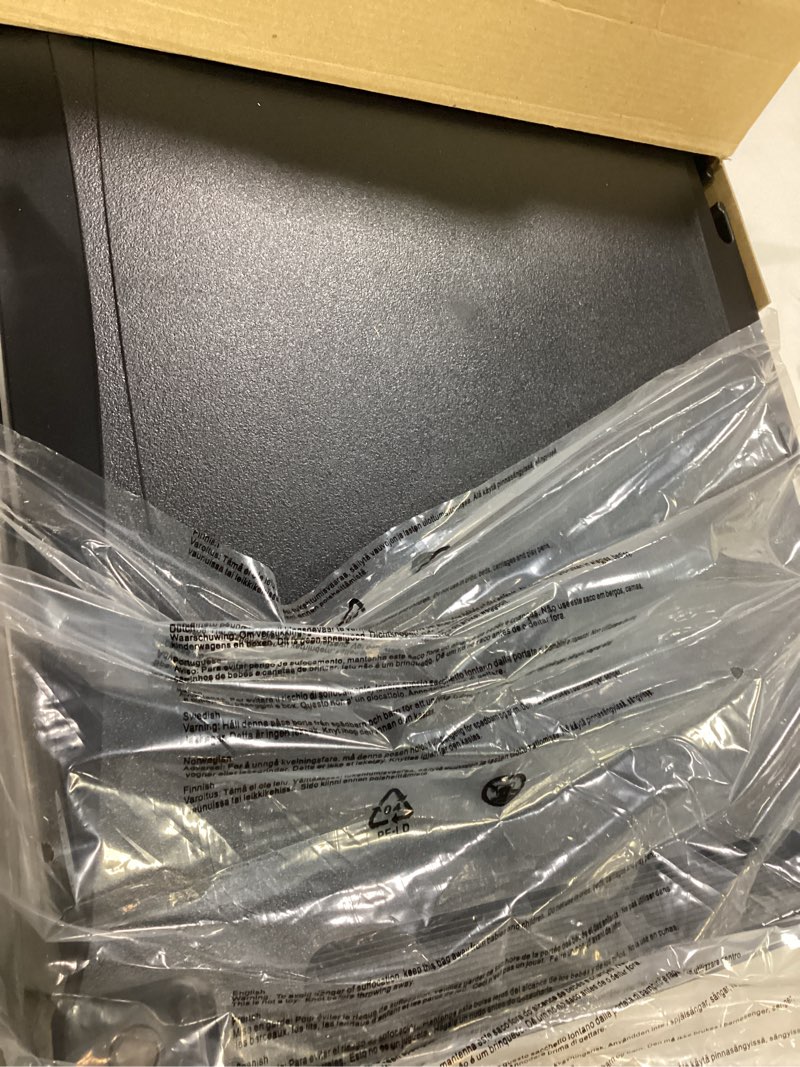 Condition photo showing Good Condition for Kantek Wide Deluxe Two-Level Monitor Stand With Drawer, 20" X 13.25" X 3" To 6.5", Black, Supports 50 Lbs Wide Single Level with Drawer