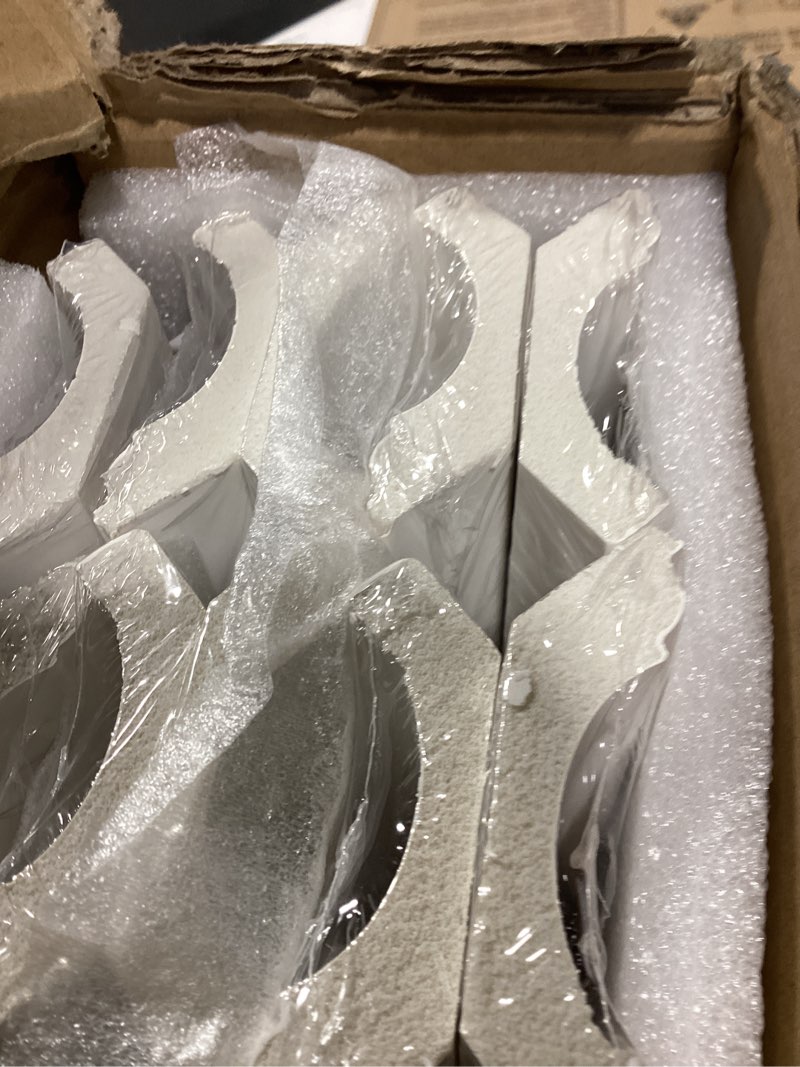 Condition photo showing New/Like New for art3d 10-pack 47ft white ceiling crown molding trim, high impact polystyrene decorative ceiling moulding, installed with glue white-3