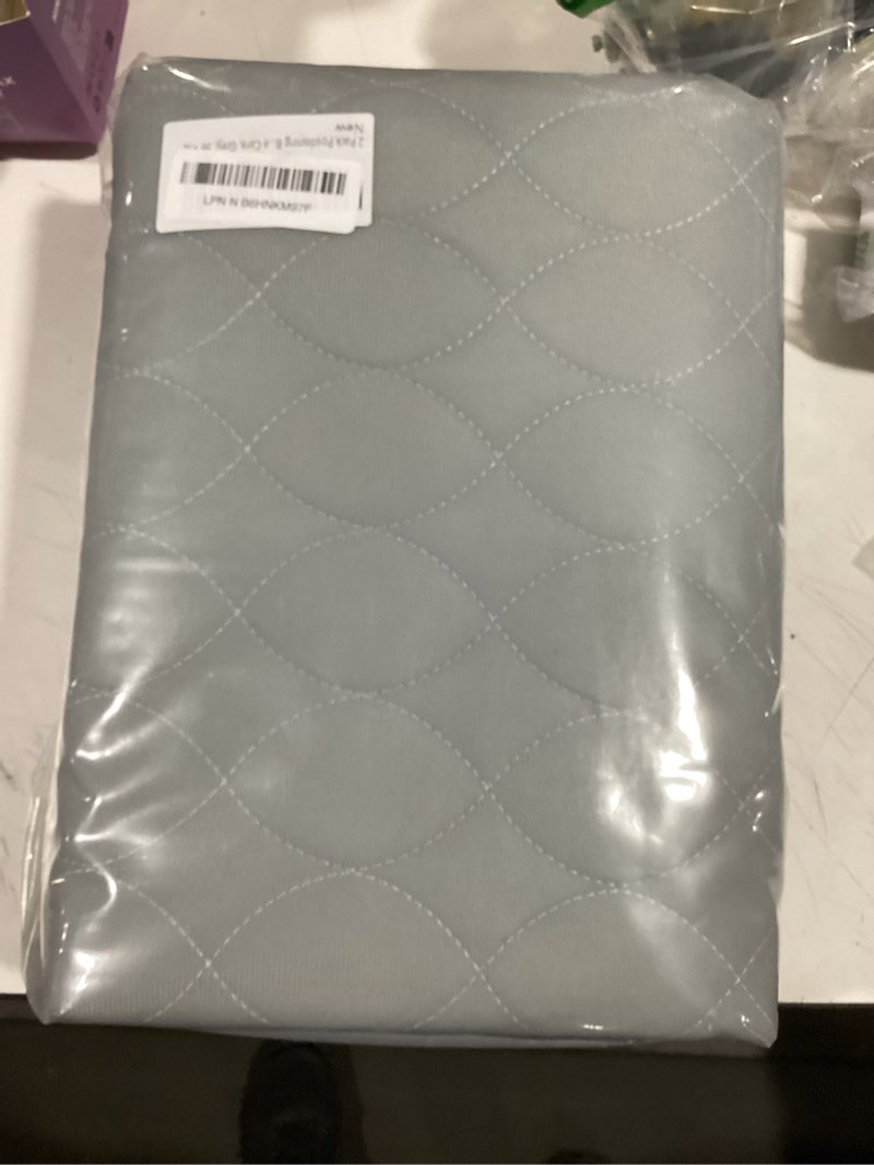 Condition photo showing Good Condition for 2 pack positioning bed pad with handles, 8 sturdy handle washable bed pads for incontinence, waterproof, reusable underpads for elderly hospital home care, grey, 36”×52” gray 36x52 | 2 pack