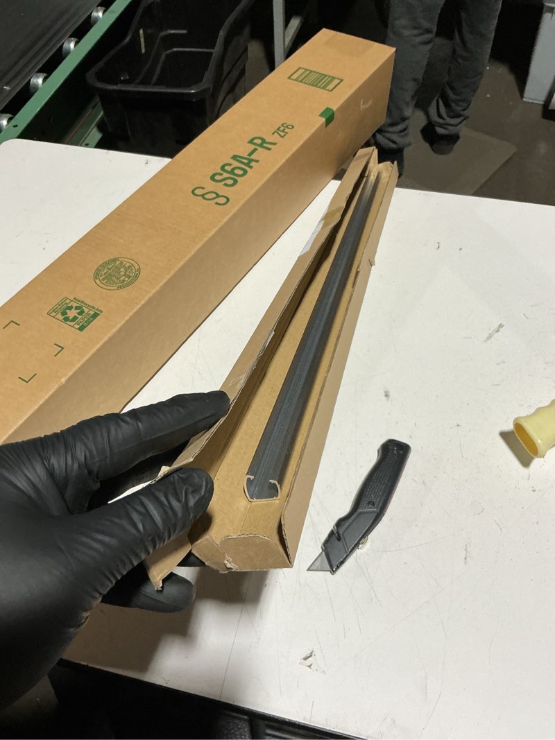 Condition photo showing New/Like New for IWIWE 30" Long Chrome Framed Sliding Shower Door Towel Bar Kit - Clear Acrylic Brackets with Bright Chrome Sleeve, Replacement for Alumax/Basco Framed Sliding Glass Shower Door Towel Rod 30" Chrome Towel Bar (w/Clear Brackets)