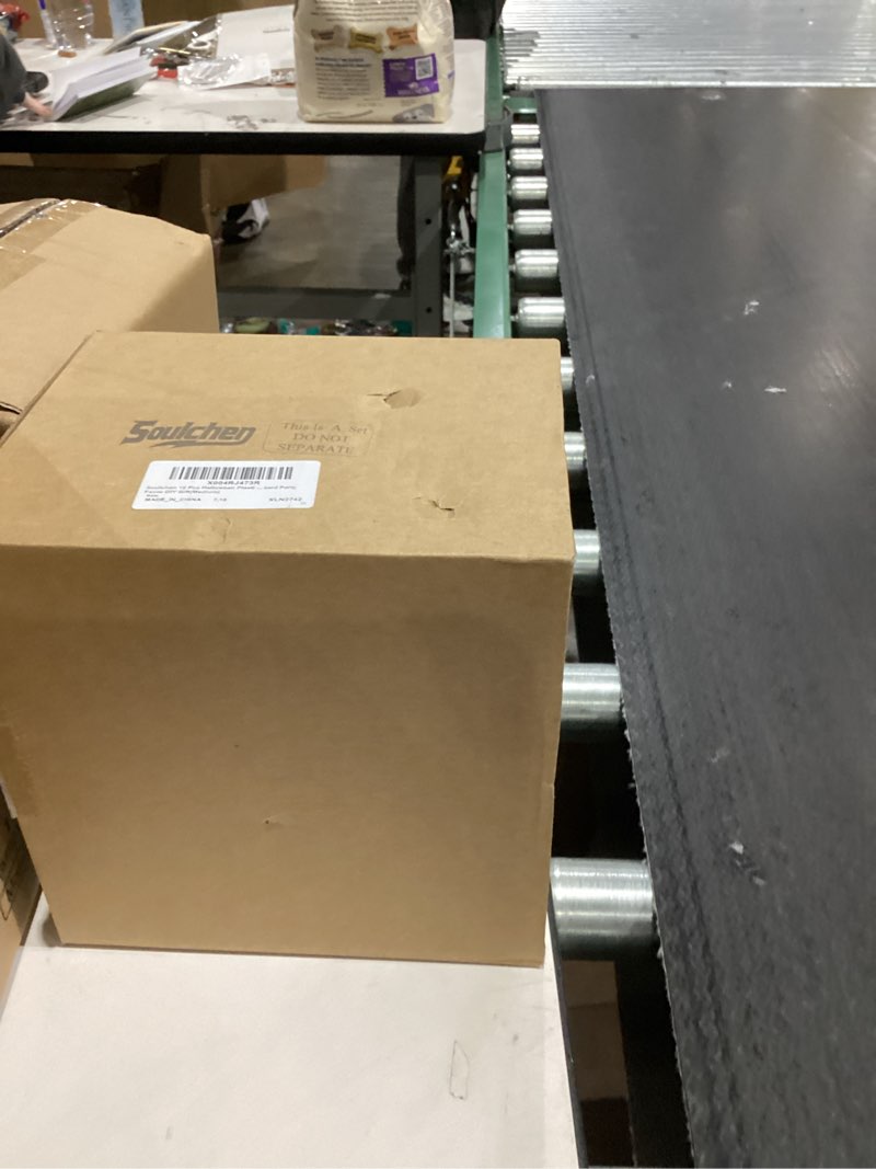 Condition photo showing New/Like New for Soulchen 12 Pcs Halloween Witch Candy Tubes Set Trick or Treat DIY Mini Candy Jars with Mini Witch Hat Brooms Halloween Test Tubes with Lids for Party Favors(4.05 oz) Small Witch