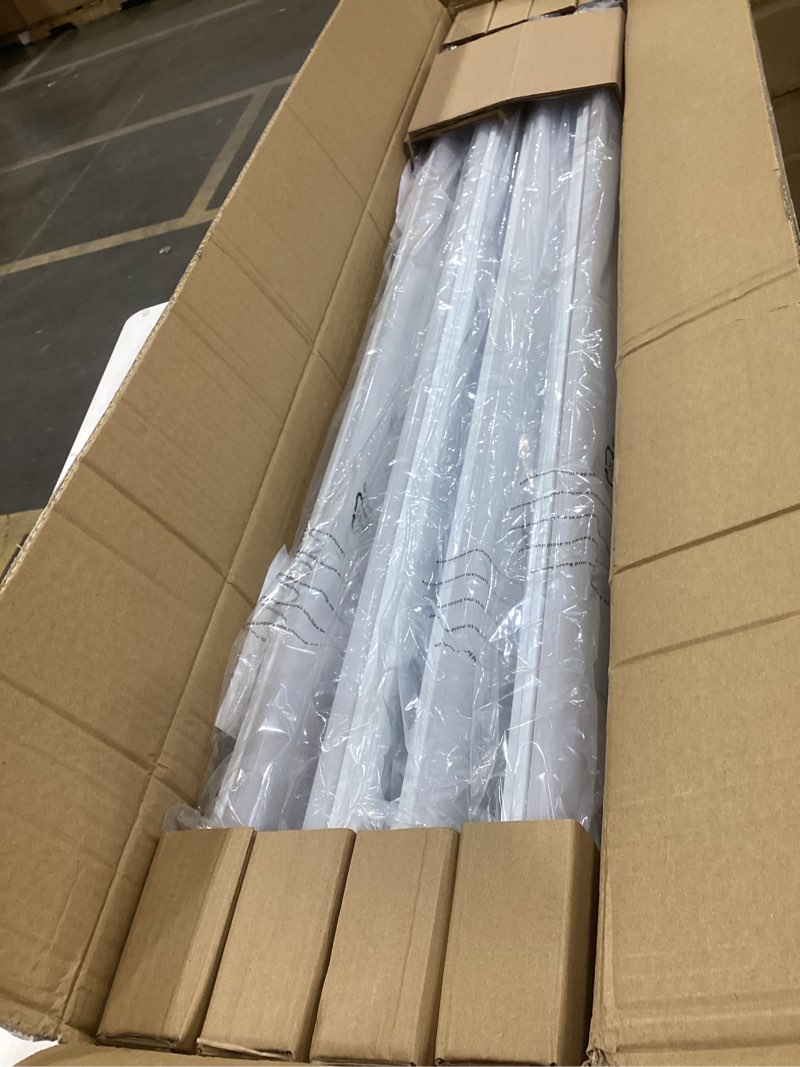 Condition photo showing New/Like New for antlux 4ft led flush mount puff lights, 40w 4500lm linear light, 4000k neutral white, 4 foot integrated led wraparound ceiling lighting fixtures for kitchen laundry, fluorescent replacement, 4 pack 4000k 4ft-40w