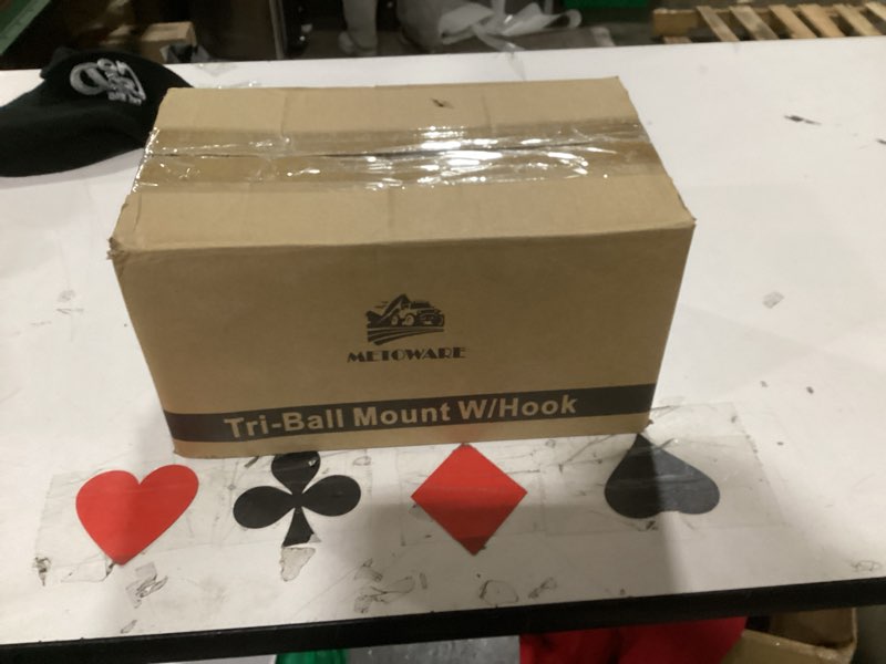 Condition photo showing Good Condition for MEOTWARE Trailer Hitch Tri-Ball Mount with Hook - Heavy Duty Trailer Ball Size 1-7/8", 2" and 2-5/16