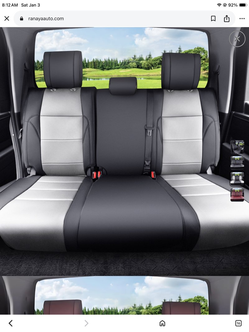 Custom Seat Covers(Vehicle unknown) 