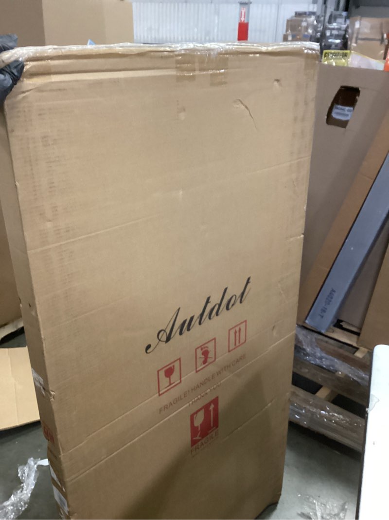 Condition photo showing New/Like New for Large Decorative Wall Mirror, 54"x27" Black Full Length Mirror with Metal Frame for Living Room, Bedroom, Farmhouse, Horizontal/Vertical 54"L x 27"W Black