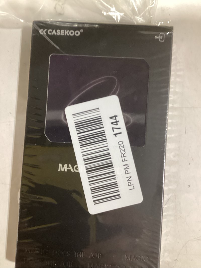 Condition photo showing New/Like New for CASEKOO Titanium for iPhone 16 Pro Case with 360° Spin Magnetic Stand [Compatible with Magsafe][16FT Military Protection] Polished for iPhone 16 Pro Case with Stand Ring 6.3'', Premium Purple for iPhone 16 Pro 6.3'' Purple