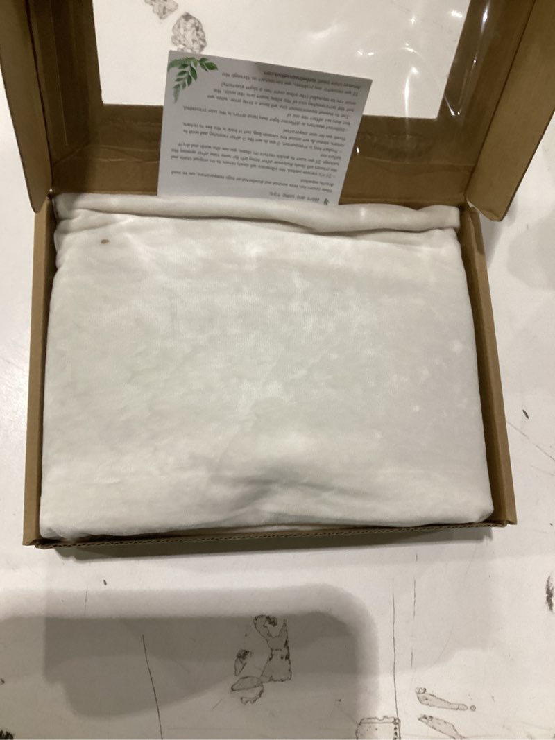 Condition photo showing New/Like New for Luxurious Velvet Euro Shams Decorative Throw Pillow Covers 26x26 Set of 2 Solid Square Euro Pillow Shams for Sofa Couch Bedroom, Off White Off White 26" x 26" (Pack of 2)