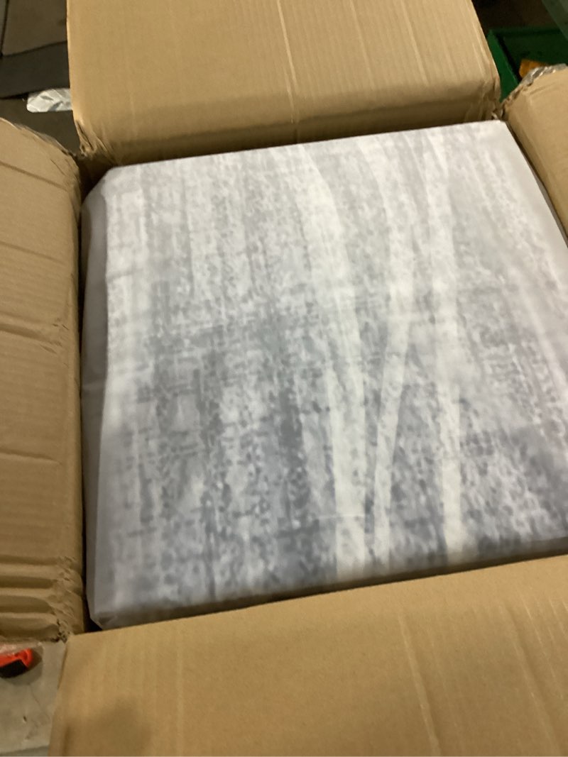 Condition photo showing Good Condition for WITSHOCK 9x12 Area Rugs for Living Room : Machine Washable - Non Slip Modern Abstract Rug for Bedroom Under Dining - Stain Resistant for Household - Pet Owners (Blue) 9' x 12' (Rectangular) Blue/White