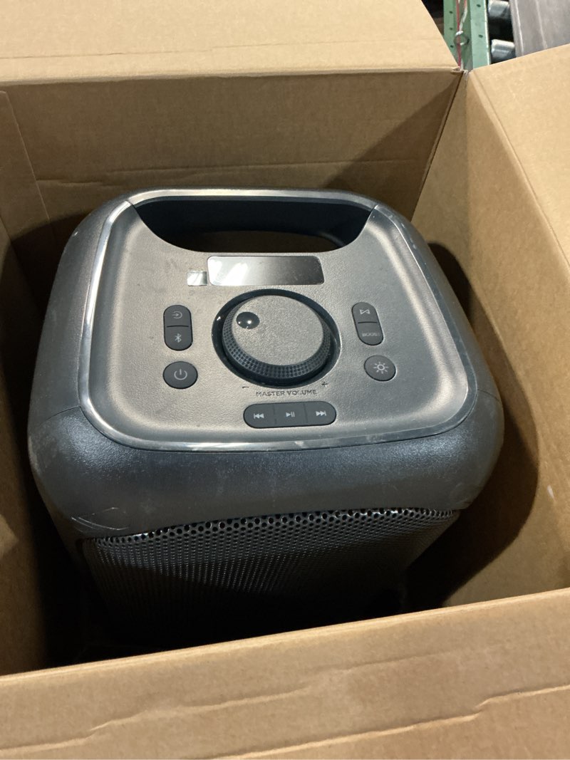 Condition photo showing As Is for onn medium party speaker gen. 2, 15.08"