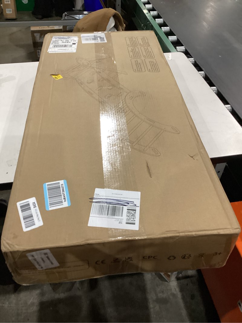 Condition photo showing New/Like New for wingyz 8-in-1 Pikler Triangle Set-Foldable Baby Climbing Toys with Cushion,Arch, Ramp & Ladder | Montessori Toddler Climber Indoor Jungle Gym for Kids (Blue)