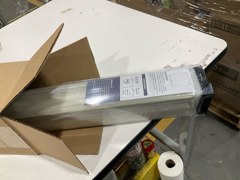 Condition photo showing Good Condition for AOSKY Blackout Roller Shades Cordless Blinds for Windows, Free-Stop Shades with Valance, Thermal Insulated Fabric, UV Protection, Blinds for Home and Office (24" W x 72" H, Linen Beige Linen Beige 24"W x 72"H