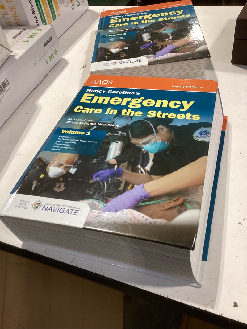 Condition photo showing Good Condition for BOOK ALONE: Nancy Caroline's Emergency Care in the Streets 9e Volume 1: .